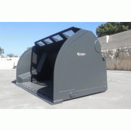 Godet de déchargement élevé Fravizel - grande capacité, pour matériaux légers_1