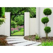 Portail coulissant eco c - cadre 35x35 - grillage maille 50x50 - finitions disponibles_1