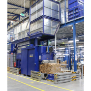 Presse à balles automatique BaleTainer - Grandes quantités de déchets - 600 kN - 4 balles/heure - Strautmann Umwelttechnik_1