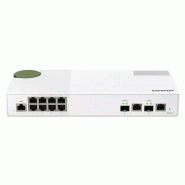 QNAP QSW-M2108-2C commutateur réseau Géré L2 2.5G Ethernet (100/1000/2500) Gris, Blanc_1