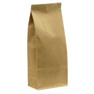 Sac kraft SOS à fond plat 9+5x20,5cm - par 100 - Apte au contact alimentaire - Contenance 500g_1