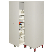 Armoire à tiroirs verticaux - Module simple en bois - 600 x 600 x 2000 mm - Réf AMT 8611 - BIOLAB_1