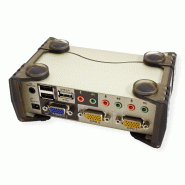 Aten cs1732b switch kvm vga, ps/2-usb, audio, hub usb, 2 ports_1