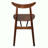 Chaises Cowhorn noyer naturel - Lot de 2 - CW008 | Fameg_1