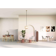 Cloison arrondie en bois - Design moderne et adaptable pour bureaux - Fabrication française et personnalisable_2