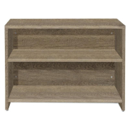 Comptoir droit Flexia - L120xP53xH90cm - chêne authentique - aggloméré 30mm_1