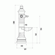 Fontaine Castellana en fonte_1