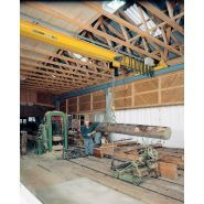 Pont roulant supérieur monopoutre ou bipoutre avec une capacité de charge jusqu'à 5000 kg - système autoportant - GIS_2