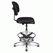 Siège technique polyuréthane avec repose-pieds So Salerne - Paire d'accoudoirs fixes BR48, Sans_1