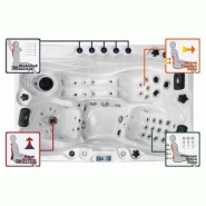 THE SENSATION - spa 230 x 155 x 91 cm - 3 places - 60 jets - système Aqua Rolling_1