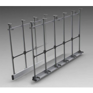 Berce-vitre en aluminium pour Kangoo L1 / Kubistar L1 / Citan L2 - côtés droit et gauche - avec options multiples_1