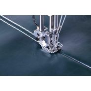 Tcf-1580d-7 - Piqueuse plate à point noué - Topeagle International Ltd. avec moteur intégré et coupe-fil automatique_1