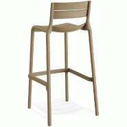 Calor - Tabouret de bar empilable en polypropylène Sable_1