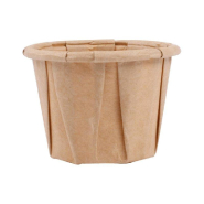 Pot en papier ingraissable 22ml naturel Ø3,8x2,8cm - par 250_1