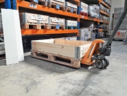 Rehausse bois pliable pour palettes Europe - bois résineux chanfreiné - normes NIMP15_1