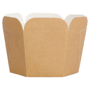 Barquette carton brun festonné 100ml 5x5x5cm - par 100_1