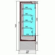 Chambre froide murale jamie 1.3 7350.0035 COMBISTEEL_1