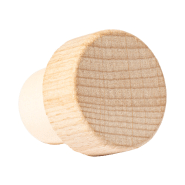 Bouchon de bouteille de vin en bois - couleur naturelle - 10g_1