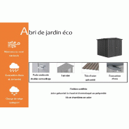 Abri de jardin Eco - 244x84x203_1