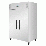 Armoire réfrigérée positive inox - 2 portes - série G 1200L - Polar - PG594_1