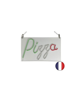 Enseigne lumineuse LED intérieur en plexi avec batterie 9 800 mAh - Fabrication française - Référence : LED-203-BA98_1