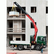 Grue auxiliaire Fassi F245A Active - Capacité de levage jusqu'à 23,6 tm - Bras hydraulique jusqu'à 22,60 m avec jib_1