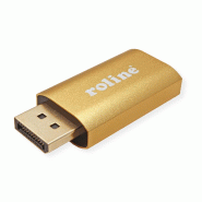 Roline gold adaptateur displayport - hdmi, 4k, v1.2, dp m-hdmi f_1