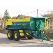 Benne TP avec angle de bennage 65° pour déchargement efficace