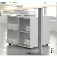 Meuble de rangement pour imprimante - MDD - Blanc_2