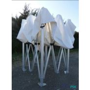 Abris médicaux mobiles - Fly Pix - Tente PMA pliable 6 x 3 m avec armatures - Gamme Pro_1