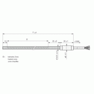 Cartouche filtrante H109/D1XL1XD2 - Élément chauffant tubulaire étanche et haute température_1
