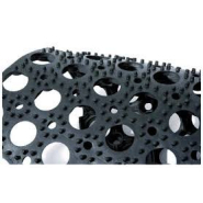 Caillebotis caoutchouc noir - souple, ultra-résistant, 120cm x 80cm x 2.2cm - recyclable et antidérapant_1