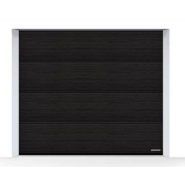 Double porte de garage sectionnelle RenoMatic - anti-effraction, rainure L, surface Slategrain, motorisation incluse_1