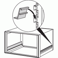 Glissière Comptec SCHROFF pour mallette 19