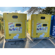 Point d'apport volontaire conçu pour durabilité et maintenance aisée