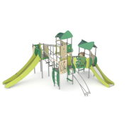 Structure multi-activités métallique Organik - LD1OR4451 - Ludoparc - 4 tours - Tranche d'âge 2 ans et plus_1