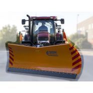 D1s-5 - Lame de déneigement orientable pour camions - Snow Service avec système hydraulique et anti-choc_1