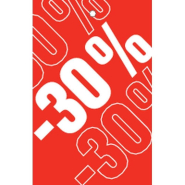 Étiquette à trou -30% Soldes Tradition rouge 55x85mm - par 250 - 100% recyclable_1