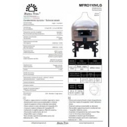 Four à pizza hybride rotatif MFRO110DG - 7-8 pizzas - Manna Forni_1