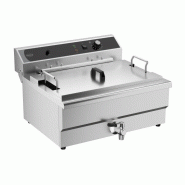 Friteuse posable électrique 25l - avec robinet de vidange 7518.0210 COMBISTEEL_1