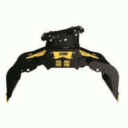 Pinces de tri MB-G1200 - enrochement et démolition - Bakker Hydraulic Products BV_1