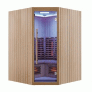 SAUNA INFRAROUGE BOREAL® SIGNATURE 150C D'ANGLE À SPECTRE COMPLET - 150X150X205_1