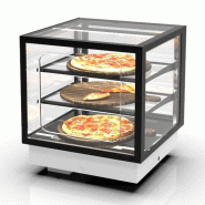 Vitrine chauffante INTEGRA Drop-In - 3 niveaux - 600 mm - H515 mm | Sayl Barcelona - 515 mm, Accès Grab & Go_1