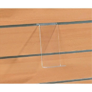 Chevalet incliné 100x200mm - Polystyrène transparent - Épaisseur 3mm_1