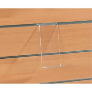 Chevalet incliné 100x200mm - Polystyrène transparent - Épaisseur 3mm_1