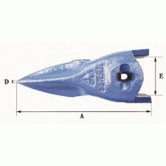 Dents de godet Fastkey FK7 PE - 6.80kg, dimensions précises et robustesse_1