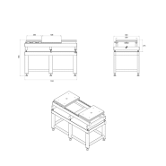 Table de moule standard 1,5 à 3 tonnes - entretien des moules d'injection - OPTIM_ST3_1