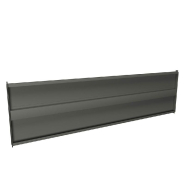 Tablette en métal - 1236x325,5x25mm - gris anthracite_1