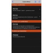 Boîtier Klavkarr 110 conçu pour effectuer un diagnostic moteur et transmission sur smartphone et PC