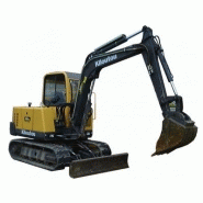 Pelleteuse 4,8 t sur chenilles caoutchouc cabine - pel50c_1